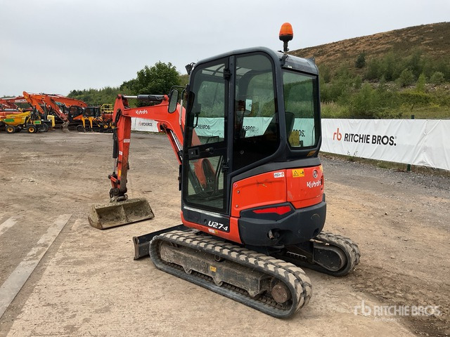 2016 Kubota U27-4 Tracked Excavator - Paletli ekskavatör: fotoğraf 3 2016 Kubota U27-4 Tracked Excavator - Paletli ekskavatör: fotoğraf 3