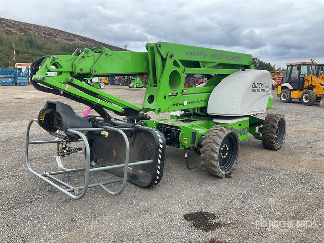 2016 Nifty HR21 4WD Hybrid (Inoperable) Articulating Boom Lift - Eklemli platform: fotoğraf 1 2016 Nifty HR21 4WD Hybrid (Inoperable) Articulating Boom Lift - Eklemli platform: fotoğraf 1