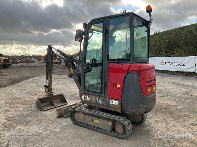 2018 Volvo EC18D Mini Excavator: <6.6t - Mini ekskavatör: fotoğraf 4 2018 Volvo EC18D Mini Excavator: <6.6t - Mini ekskavatör: fotoğraf 4