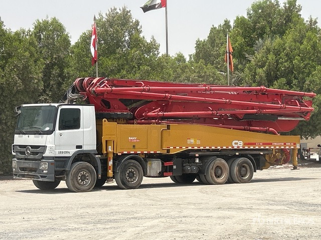 2020 Mercedes-Benz Actros 4141 2020 Sany SYM5449THBE 56 m on 8 ... Concrete Pump Truck - Mobil beton pompası: fotoğraf 2 2020 Mercedes-Benz Actros 4141 2020 Sany SYM5449THBE 56 m on 8 ... Concrete Pump Truck - Mobil beton pompası: fotoğraf 2
