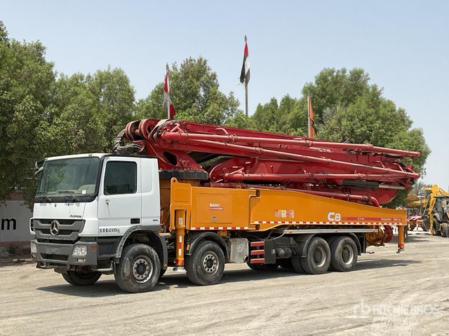 2020 Mercedes-Benz Actros 4141 2020 Sany SYM5449THBE 56 m on 8 ... Concrete Pump Truck - Mobil beton pompası: fotoğraf 1 2020 Mercedes-Benz Actros 4141 2020 Sany SYM5449THBE 56 m on 8 ... Concrete Pump Truck - Mobil beton pompası: fotoğraf 1