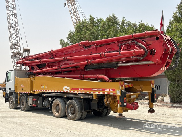 2020 Mercedes-Benz Actros 4141 2020 Sany SYM5449THBE 56 m on 8 ... Concrete Pump Truck - Mobil beton pompası: fotoğraf 4 2020 Mercedes-Benz Actros 4141 2020 Sany SYM5449THBE 56 m on 8 ... Concrete Pump Truck - Mobil beton pompası: fotoğraf 4