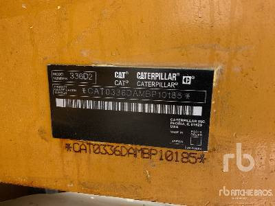 CAT 336D2 L - Paletli ekskavatör: fotoğraf 1 CAT 336D2 L - Paletli ekskavatör: fotoğraf 1