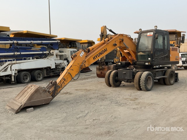 Hyundai Robex 140W-7 - Tekerlekli ekskavatör: fotoğraf 3 Hyundai Robex 140W-7 - Tekerlekli ekskavatör: fotoğraf 3