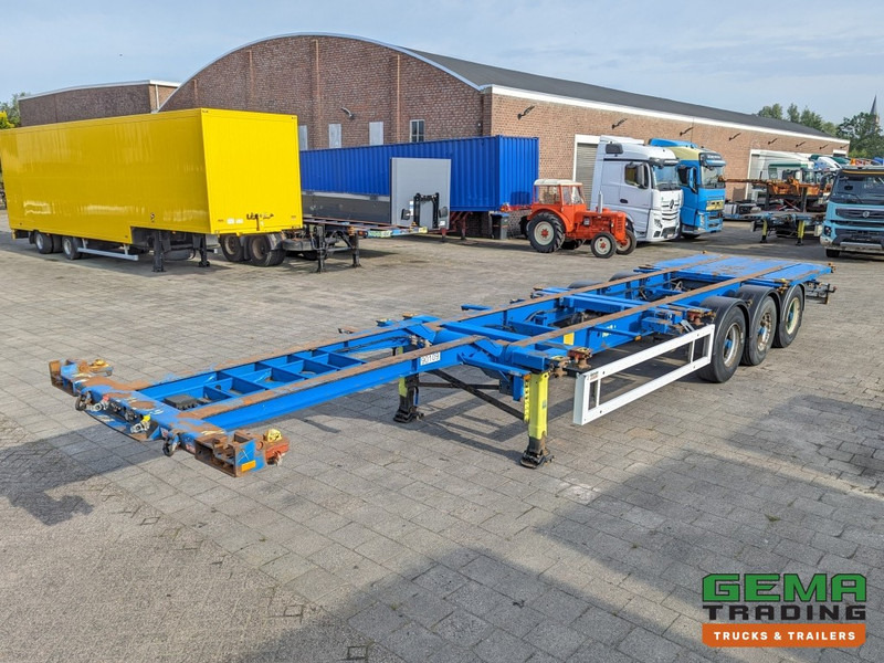 Krone SDC-27 3-Assen BPW Drumbrakes - 5340KG - All Connections (O1912) - Konteynır taşıyıcı/ Yedek karoser dorse: fotoğraf 1 Krone SDC-27 3-Assen BPW Drumbrakes - 5340KG - All Connections (O1912) - Konteynır taşıyıcı/ Yedek karoser dorse: fotoğraf 1