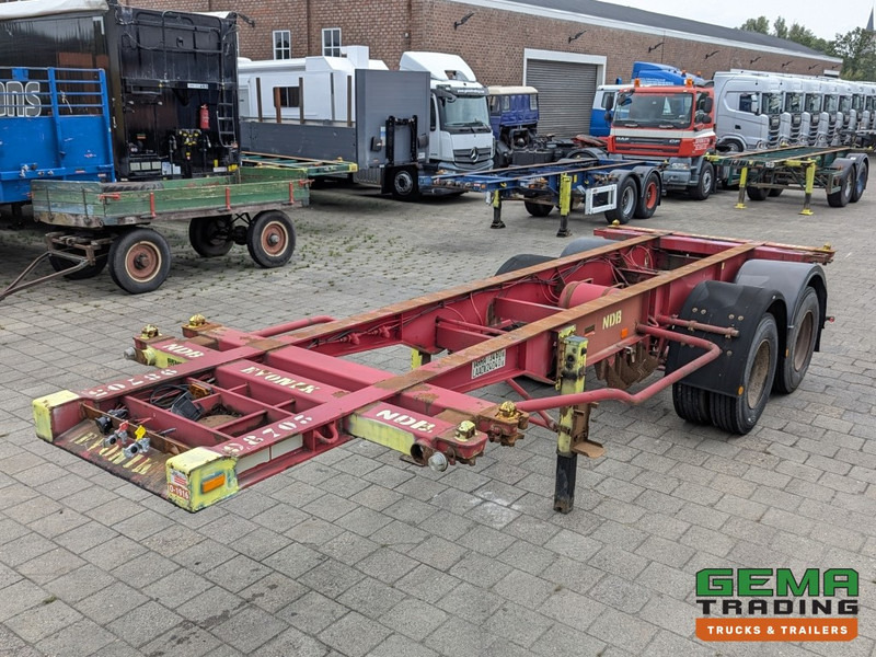 Krone SZC 20FT 2-Assen ROR - STEEL Suspension - DOUBLE tires - DrumBrakes (O1916) - Konteynır taşıyıcı/ Yedek karoser dorse: fotoğraf 4 Krone SZC 20FT 2-Assen ROR - STEEL Suspension - DOUBLE tires - DrumBrakes (O1916) - Konteynır taşıyıcı/ Yedek karoser dorse: fotoğraf 4