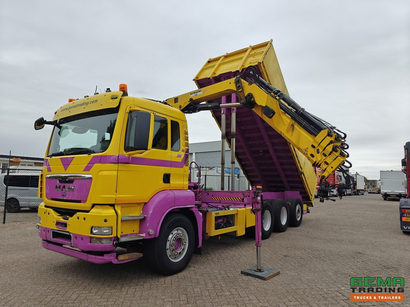 MAN TGS 35.440 8x4/4 Dagcabine Euro5 - Hymatec Kipper + Hiab 166 ES-4 Pro - Alcoa - 02/2026 APK - Damperli kamyon, Vinçli kamyon: fotoğraf 1 MAN TGS 35.440 8x4/4 Dagcabine Euro5 - Hymatec Kipper + Hiab 166 ES-4 Pro - Alcoa - 02/2026 APK - Damperli kamyon, Vinçli kamyon: fotoğraf 1