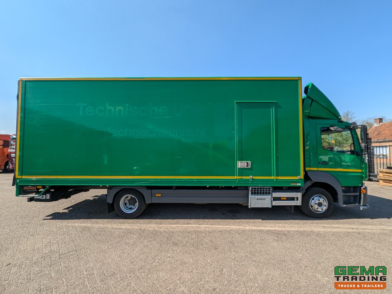 Kapalı kasa kamyon Mercedes-Benz Atego 1018 4x2 Dagcabine Euro6 - GeslotenBak 7.13M - Laadklep 1500KG - Zijdeur: fotoğraf 17