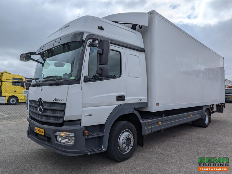 Mercedes-Benz Atego 1321 4x2 Slaapcab Euro6A - Geslotenbak 7.58m + Laadklep 1500kg  10/2025APK - Kapalı kasa kamyon: fotoğraf 1 Mercedes-Benz Atego 1321 4x2 Slaapcab Euro6A - Geslotenbak 7.58m + Laadklep 1500kg  10/2025APK - Kapalı kasa kamyon: fotoğraf 1