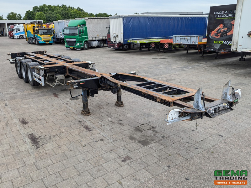Pacton T3-010 3-Assen SAF - MULTI - Trommelremmen - LiftAs - 3x Uitschuifbaar - Konteynır taşıyıcı/ Yedek karoser dorse: fotoğraf 5 Pacton T3-010 3-Assen SAF - MULTI - Trommelremmen - LiftAs - 3x Uitschuifbaar - Konteynır taşıyıcı/ Yedek karoser dorse: fotoğraf 5