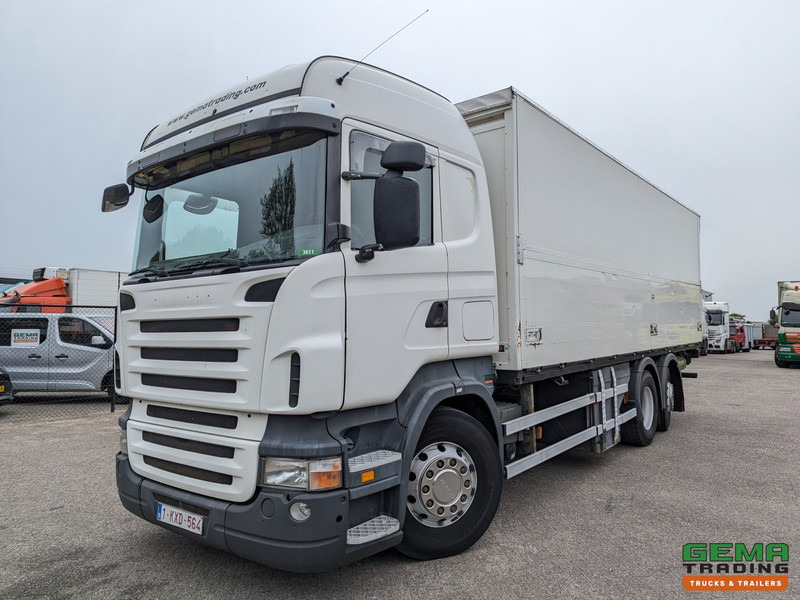 Scania R420 6x2/4 Highline Euro5 - Geslotenbak 7.76m - Laadklep 2000kg - Kapalı kasa kamyon: fotoğraf 1 Scania R420 6x2/4 Highline Euro5 - Geslotenbak 7.76m - Laadklep 2000kg - Kapalı kasa kamyon: fotoğraf 1