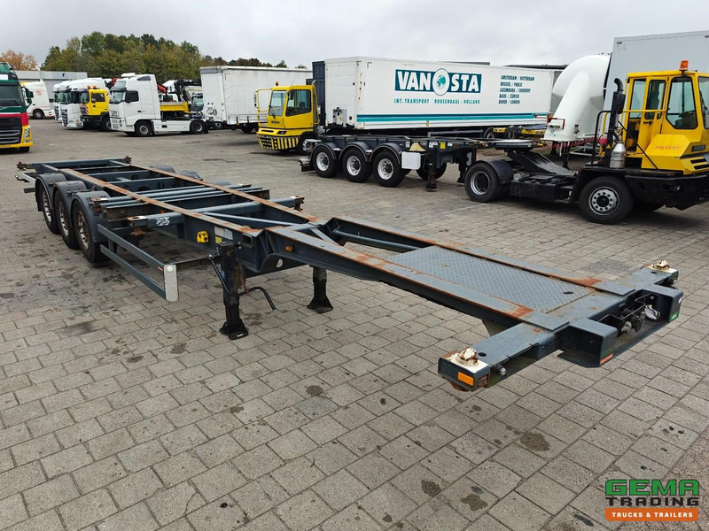 Schmitz Cargobull SCF 24 G 3-Assen MB - LiftAs - Schijfremmen - Vast Chassis - 2x20FT 1x30FT 40FT aansluiting - Konteynır taşıyıcı/ Yedek karoser dorse: fotoğraf 4 Schmitz Cargobull SCF 24 G 3-Assen MB - LiftAs - Schijfremmen - Vast Chassis - 2x20FT 1x30FT 40FT aansluiting - Konteynır taşıyıcı/ Yedek karoser dorse: fotoğraf 4