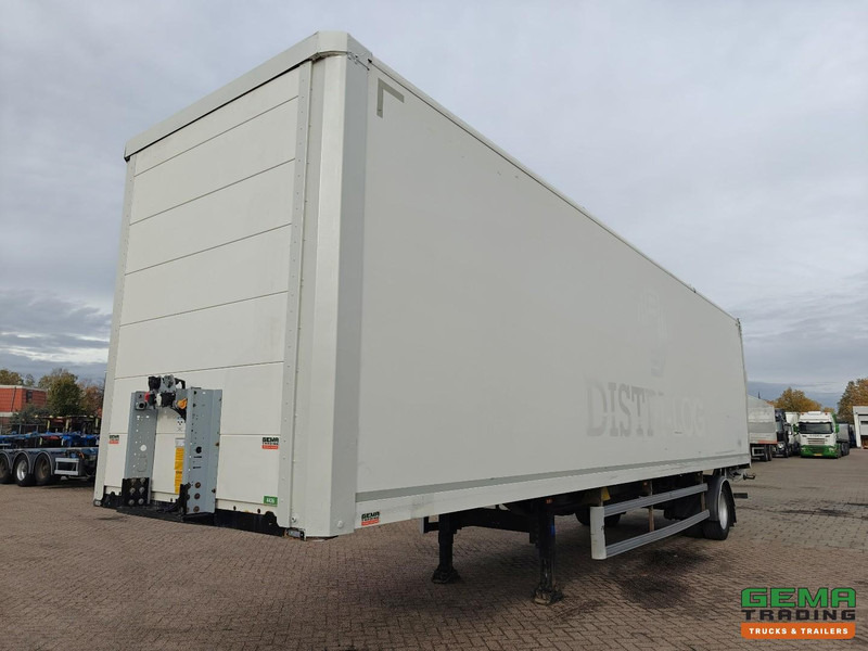System Tailer GSTFS 10 1-As SAF - CITY - StuurAs - Gesloten opbouw 11.10m + Laadklep 2500KG - Accubak - Kapalı karoser dorse: fotoğraf 1 System Tailer GSTFS 10 1-As SAF - CITY - StuurAs - Gesloten opbouw 11.10m + Laadklep 2500KG - Accubak - Kapalı karoser dorse: fotoğraf 1