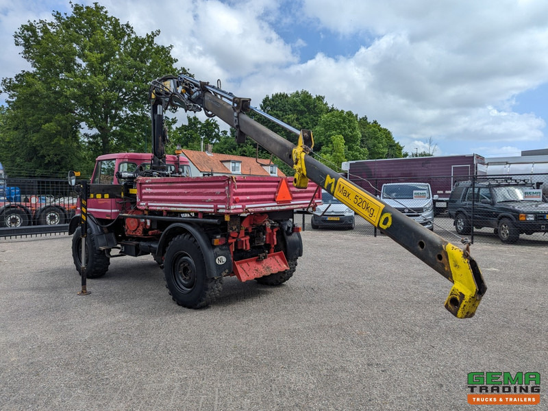 Unimog 416/U1100 4x4 - Hiab PK4600A - Open laadbak - Lier - Vangmuil/trekhaak - Mercedes Benz - Vinçli kamyon: fotoğraf 4 Unimog 416/U1100 4x4 - Hiab PK4600A - Open laadbak - Lier - Vangmuil/trekhaak - Mercedes Benz - Vinçli kamyon: fotoğraf 4