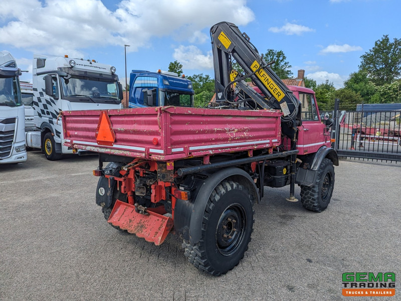 Unimog 416/U1100 4x4 - Hiab PK4600A - Open laadbak - Lier - Vangmuil/trekhaak - Mercedes Benz - Vinçli kamyon: fotoğraf 5 Unimog 416/U1100 4x4 - Hiab PK4600A - Open laadbak - Lier - Vangmuil/trekhaak - Mercedes Benz - Vinçli kamyon: fotoğraf 5