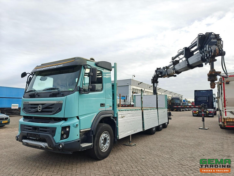 Volvo FMX 410 8x4/4 Dagcab Euro5 - Open Laadbak 6.8m + Hiab 244 E-6 Hipro - 258.000km - Naafreductie - 05/2026 APK - Sal/ Açık kasa kamyon, Vinçli kamyon: fotoğraf 4 Volvo FMX 410 8x4/4 Dagcab Euro5 - Open Laadbak 6.8m + Hiab 244 E-6 Hipro - 258.000km - Naafreductie - 05/2026 APK - Sal/ Açık kasa kamyon, Vinçli kamyon: fotoğraf 4