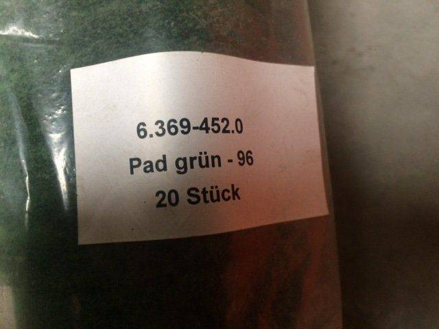 5X Kärcher Pad Green 96-20 PCS - Yol süpürme fırça - Temizlik makinası: fotoğraf 2 5X Kärcher Pad Green 96-20 PCS - Yol süpürme fırça - Temizlik makinası: fotoğraf 2