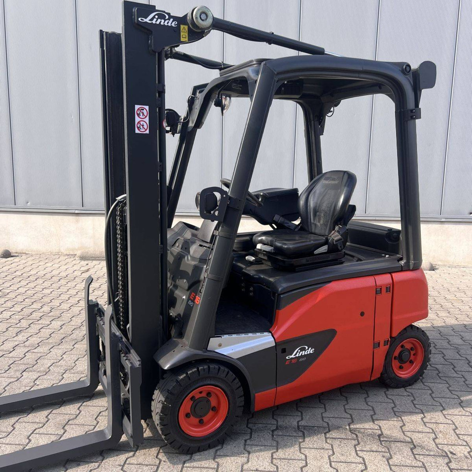 Linde E16P (386-02) EVO - Elektrikli forklift: fotoğraf 1 Linde E16P (386-02) EVO - Elektrikli forklift: fotoğraf 1