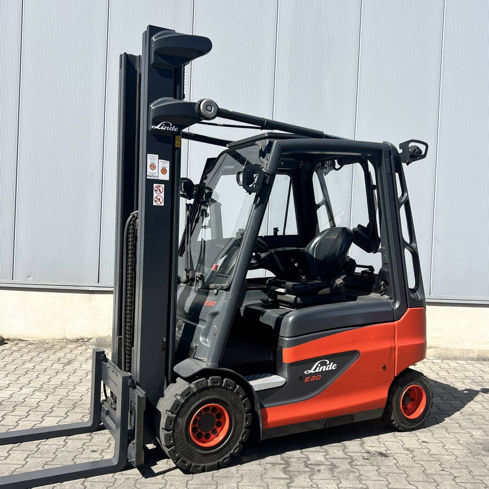 Linde E20 (387) - Elektrikli forklift: fotoğraf 1 Linde E20 (387) - Elektrikli forklift: fotoğraf 1