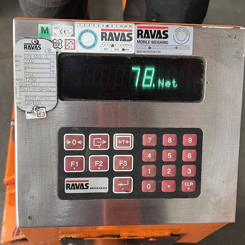 Ravas RPW 6100 - Kullanılan transpalet: fotoğraf 5 Ravas RPW 6100 - Kullanılan transpalet: fotoğraf 5