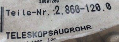 Kärcher Telescopic Suction Tube - Yedek parça - Temizlik makinası: fotoğraf 3 Kärcher Telescopic Suction Tube - Yedek parça - Temizlik makinası: fotoğraf 3