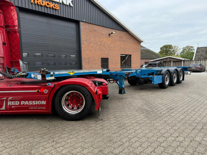 Broshuis 3UCC-39/45 2x20/30/40/45 FT Multi Liftas SAF Schijfremmen - Konteynır taşıyıcı/ Yedek karoser dorse: fotoğraf 2 Broshuis 3UCC-39/45 2x20/30/40/45 FT Multi Liftas SAF Schijfremmen - Konteynır taşıyıcı/ Yedek karoser dorse: fotoğraf 2