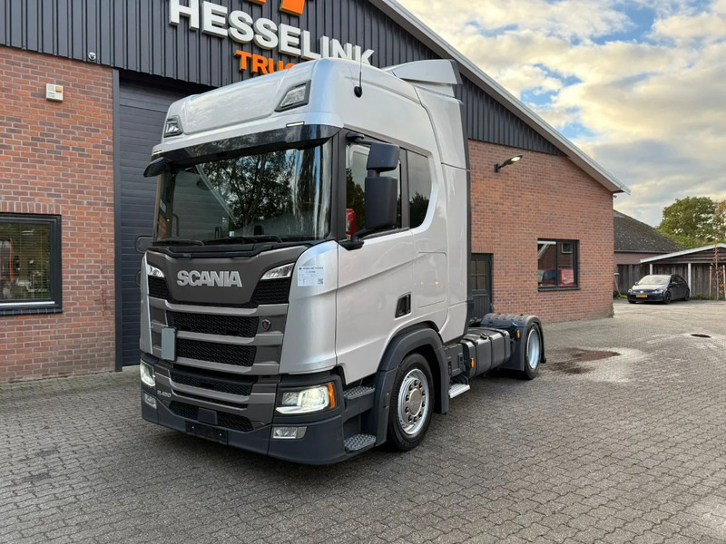 Scania R450 NGS 4X2EB Lowliner Retarder Standairco Smarttacho 2 German truck - Çekici: fotoğraf 1 Scania R450 NGS 4X2EB Lowliner Retarder Standairco Smarttacho 2 German truck - Çekici: fotoğraf 1