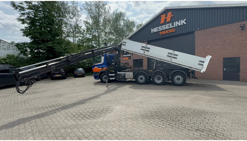 DAF CF 85.360 8X2 3 Zijdige kipper HIAB 16 t/m kraan AHK Top condition - Damperli kamyon, Vinçli kamyon: fotoğraf 3 DAF CF 85.360 8X2 3 Zijdige kipper HIAB 16 t/m kraan AHK Top condition - Damperli kamyon, Vinçli kamyon: fotoğraf 3