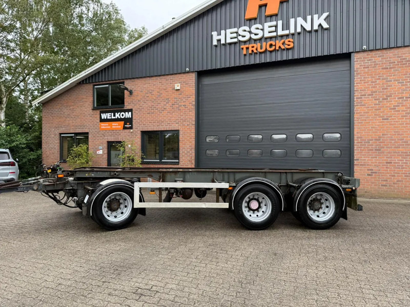 GS Meppel 28T Kiepende containeraanhangwagen! 640cm systeemlengte Centrale smering - Konteynır taşıyıcı/ Yedek karoser dorse: fotoğraf 5 GS Meppel 28T Kiepende containeraanhangwagen! 640cm systeemlengte Centrale smering - Konteynır taşıyıcı/ Yedek karoser dorse: fotoğraf 5