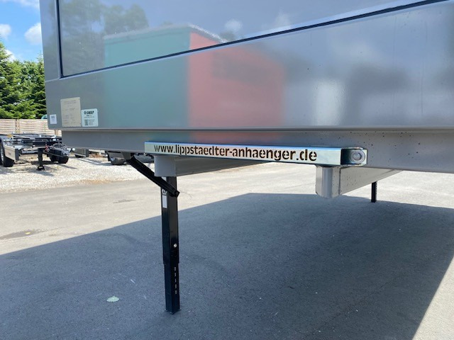 Krone BDF-System, 7.450 mm lang, Portaltüren, RAL 7037 Staubgrau - Kapalı kasa: fotoğraf 5 Krone BDF-System, 7.450 mm lang, Portaltüren, RAL 7037 Staubgrau - Kapalı kasa: fotoğraf 5