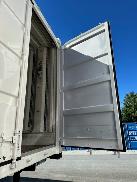 Krone Stahl-Wechselkoffer 7.45m BDF mit Portaltüren - Lack neu - Kapalı kasa: fotoğraf 4 Krone Stahl-Wechselkoffer 7.45m BDF mit Portaltüren - Lack neu - Kapalı kasa: fotoğraf 4