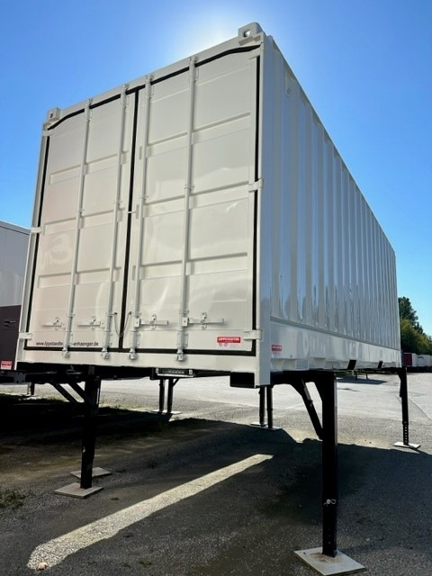 Krone Stahl-Wechselkoffer 7.45m BDF mit Portaltüren - Lack neu - Kapalı kasa: fotoğraf 1 Krone Stahl-Wechselkoffer 7.45m BDF mit Portaltüren - Lack neu - Kapalı kasa: fotoğraf 1