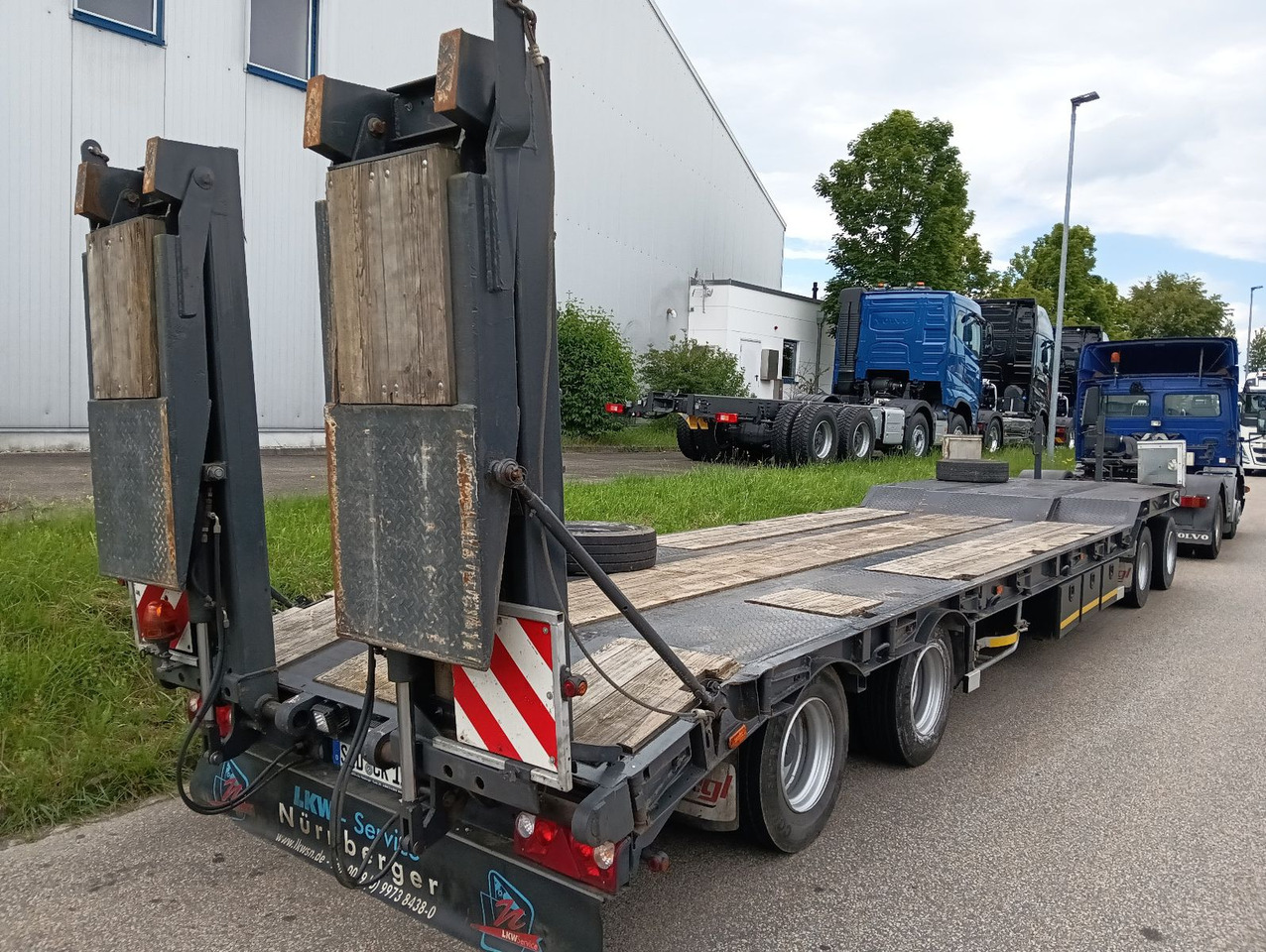 Fliegl 4-Achs Tieflader hydr.Rampe Blatt TopZustand TÜV finansal kiralama Fliegl 4-Achs Tieflader hydr.Rampe Blatt TopZustand TÜV: fotoğraf 6
