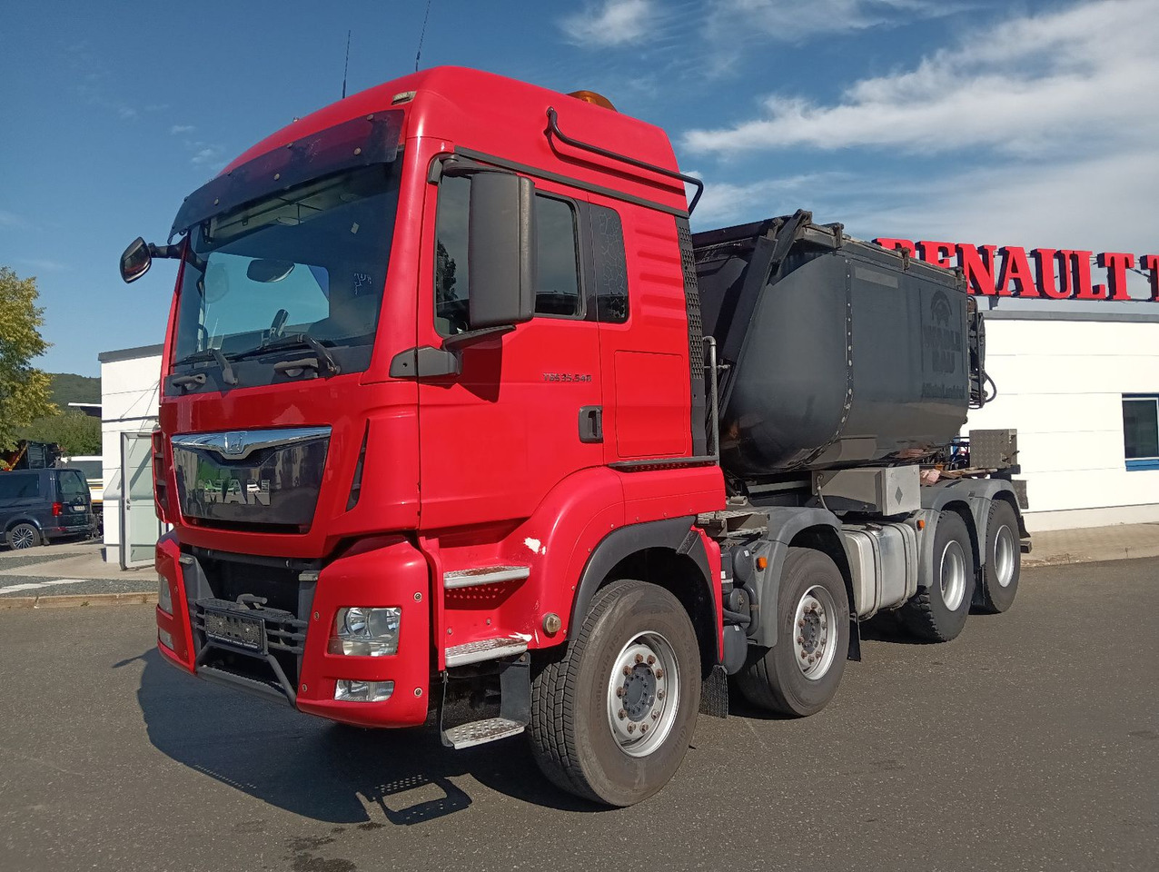 MAN TGS 35:480 8x4BL MEILLER ISO-Teerbirne RETARDER - Damperli kamyon: fotoğraf 1 MAN TGS 35:480 8x4BL MEILLER ISO-Teerbirne RETARDER - Damperli kamyon: fotoğraf 1