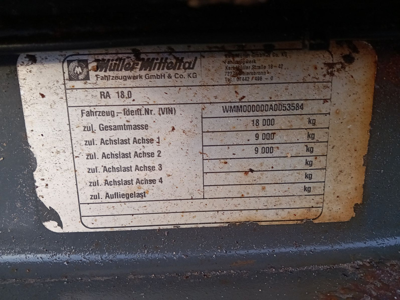 Müller-Mitteltal RA18 Abrollanhänger 7m BPW Trommel TÜV 5/2025 Müller-Mitteltal RA18 Abrollanhänger 7m BPW Trommel TÜV 5/2025 - Kancali yükleyici/ Hidrolift römork: fotoğraf 3 Müller-Mitteltal RA18 Abrollanhänger 7m BPW Trommel TÜV 5/2025 Müller-Mitteltal RA18 Abrollanhänger 7m BPW Trommel TÜV 5/2025 - Kancali yükleyici/ Hidrolift römork: fotoğraf 3