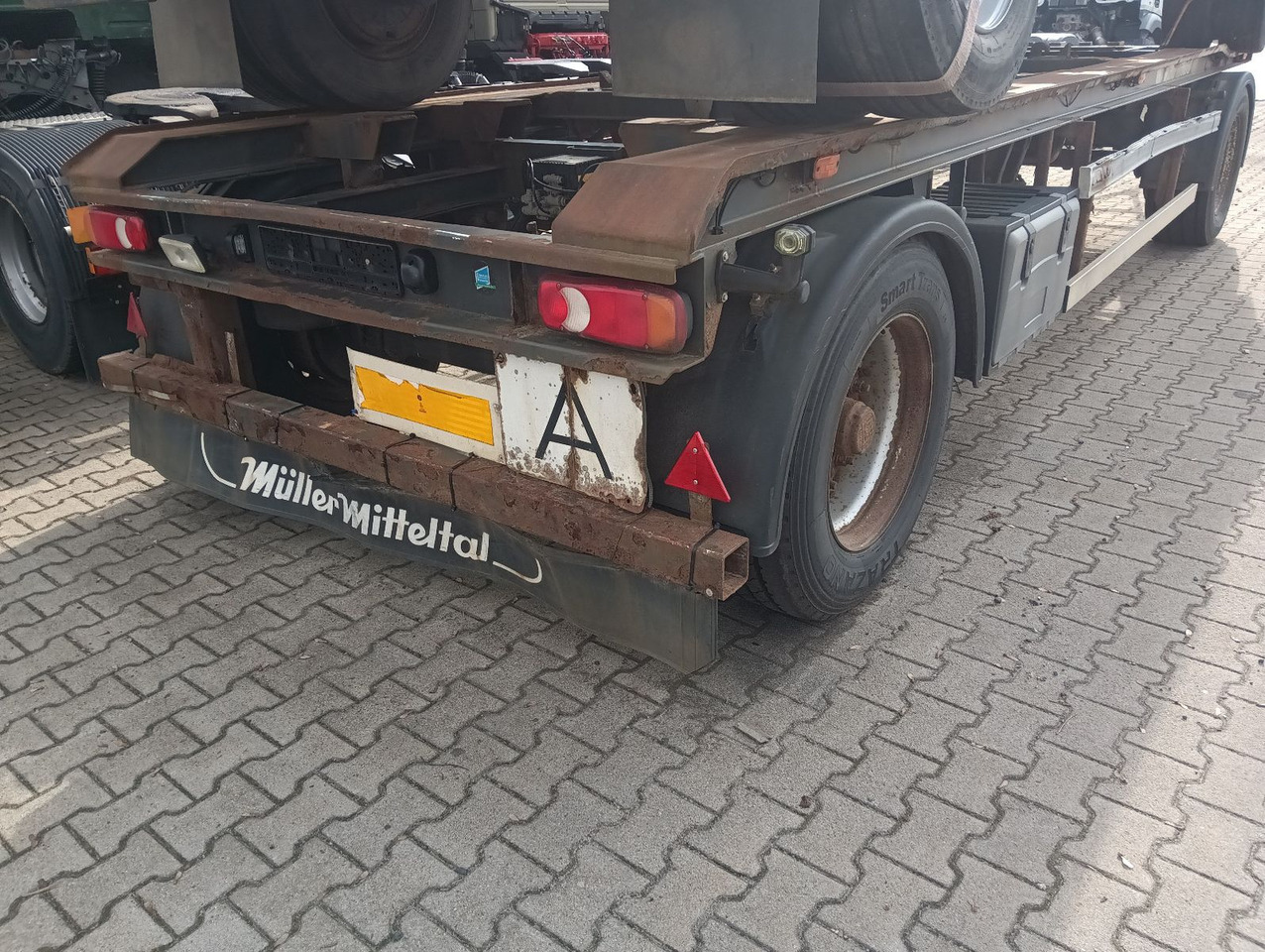 Müller-Mitteltal RA18 Abrollanhänger 7m BPW Trommel TÜV 5/2025 Müller-Mitteltal RA18 Abrollanhänger 7m BPW Trommel TÜV 5/2025 - Kancali yükleyici/ Hidrolift römork: fotoğraf 2 Müller-Mitteltal RA18 Abrollanhänger 7m BPW Trommel TÜV 5/2025 Müller-Mitteltal RA18 Abrollanhänger 7m BPW Trommel TÜV 5/2025 - Kancali yükleyici/ Hidrolift römork: fotoğraf 2