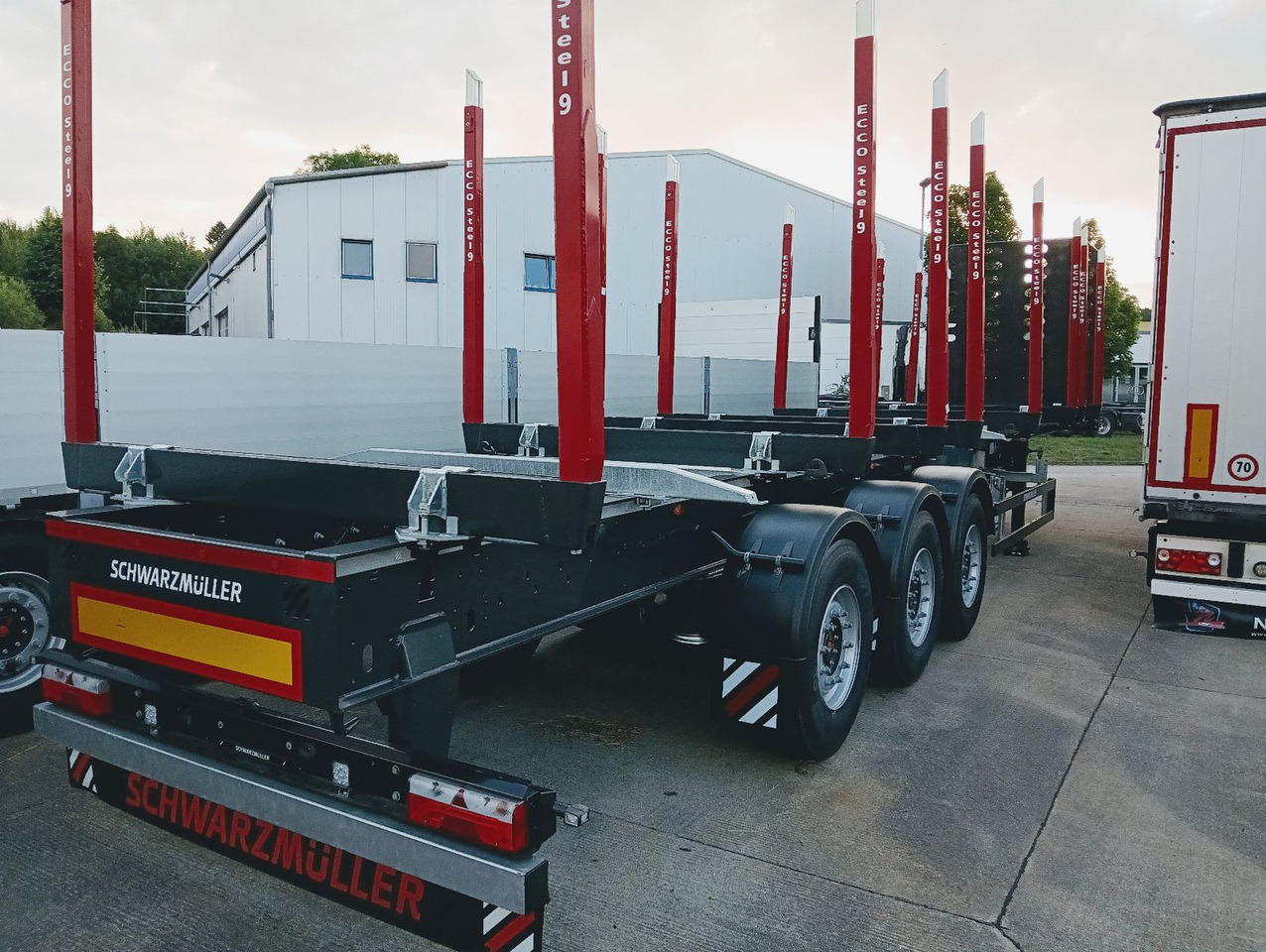 Schwarzmüller 3-A Rungensattel 8xRungSchemel 5800kg NEU sofort Schwarzmüller 3-A Rungensattel 8xRungSchemel 5800kg NEU sofort - Tomruk dorsesi: fotoğraf 2 Schwarzmüller 3-A Rungensattel 8xRungSchemel 5800kg NEU sofort Schwarzmüller 3-A Rungensattel 8xRungSchemel 5800kg NEU sofort - Tomruk dorsesi: fotoğraf 2