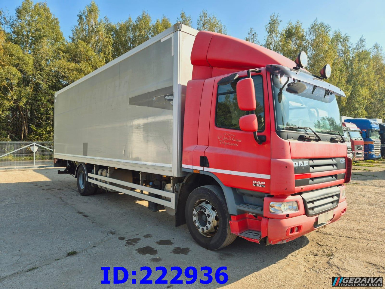 DAF CF 75.310 - Euro5 - Kapalı kasa kamyon: fotoğraf 5 DAF CF 75.310 - Euro5 - Kapalı kasa kamyon: fotoğraf 5