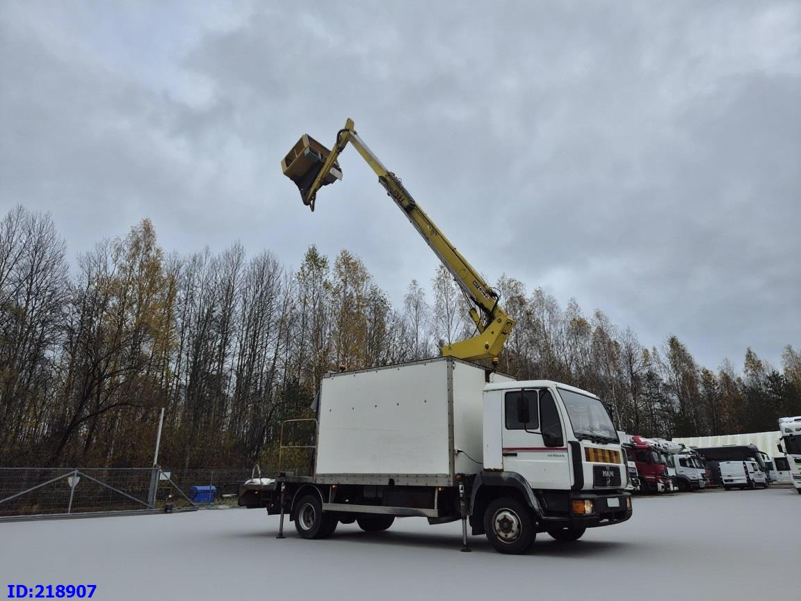 MAN LE 220C + Sky King 179TV - Araç üzerine platform, Atık toplama taşıt/ Özel amaçlı taşıt: fotoğraf 1 MAN LE 220C + Sky King 179TV - Araç üzerine platform, Atık toplama taşıt/ Özel amaçlı taşıt: fotoğraf 1
