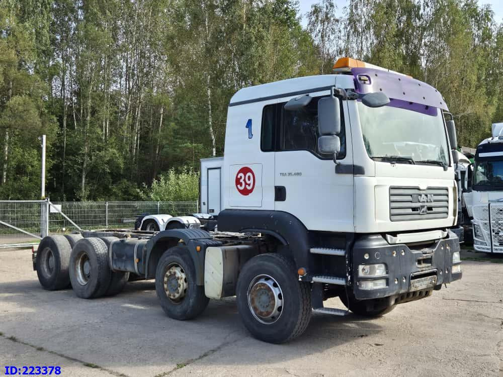 MAN TGA 35.480 8X4 - Full steel - Manual - Şasi kamyon: fotoğraf 4 MAN TGA 35.480 8X4 - Full steel - Manual - Şasi kamyon: fotoğraf 4