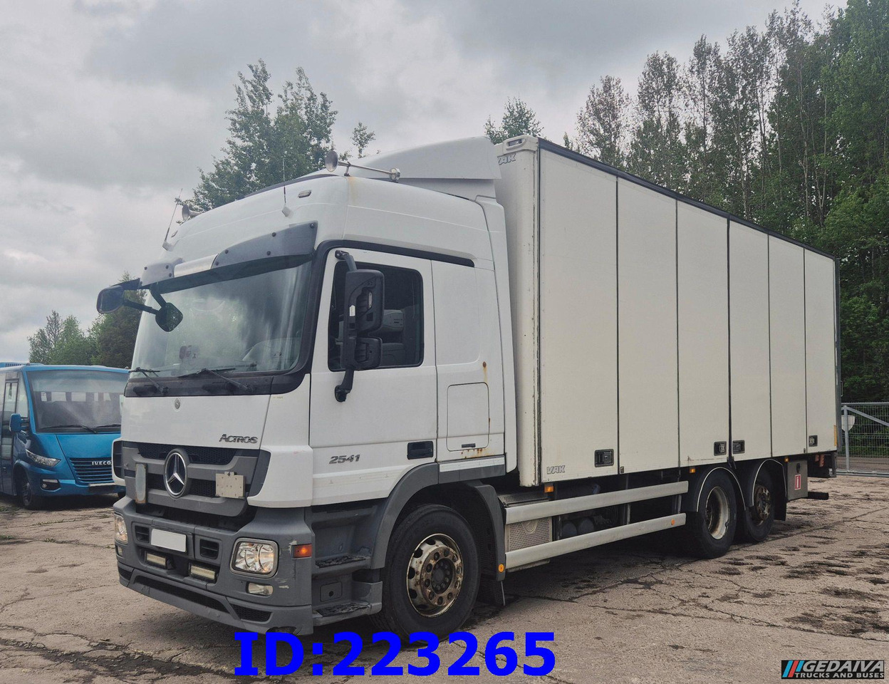 MERCEDES-BENZ Actros 2541 6x2 Retarder Open side box - Izotermik kamyon: fotoğraf 1 MERCEDES-BENZ Actros 2541 6x2 Retarder Open side box - Izotermik kamyon: fotoğraf 1