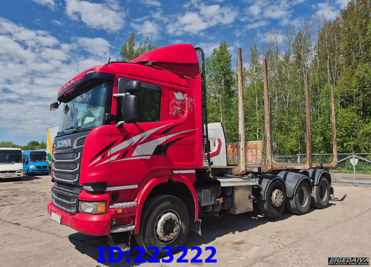 SCANIA R620 - 8x4 - Steering axle - Tomruk kamyonu: fotoğraf 1 SCANIA R620 - 8x4 - Steering axle - Tomruk kamyonu: fotoğraf 1