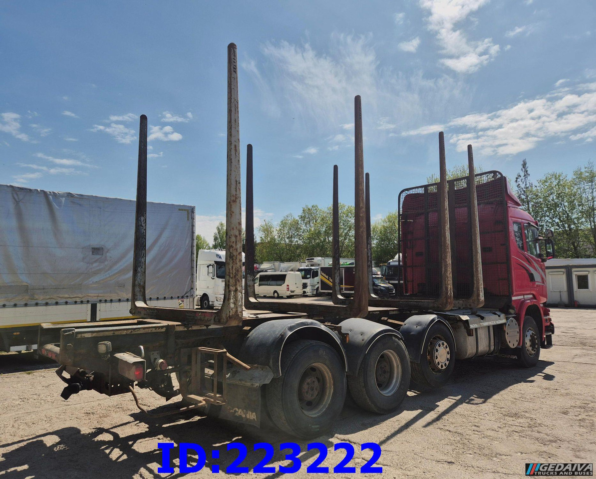 SCANIA R620 - 8x4 - Steering axle - Tomruk kamyonu: fotoğraf 5 SCANIA R620 - 8x4 - Steering axle - Tomruk kamyonu: fotoğraf 5