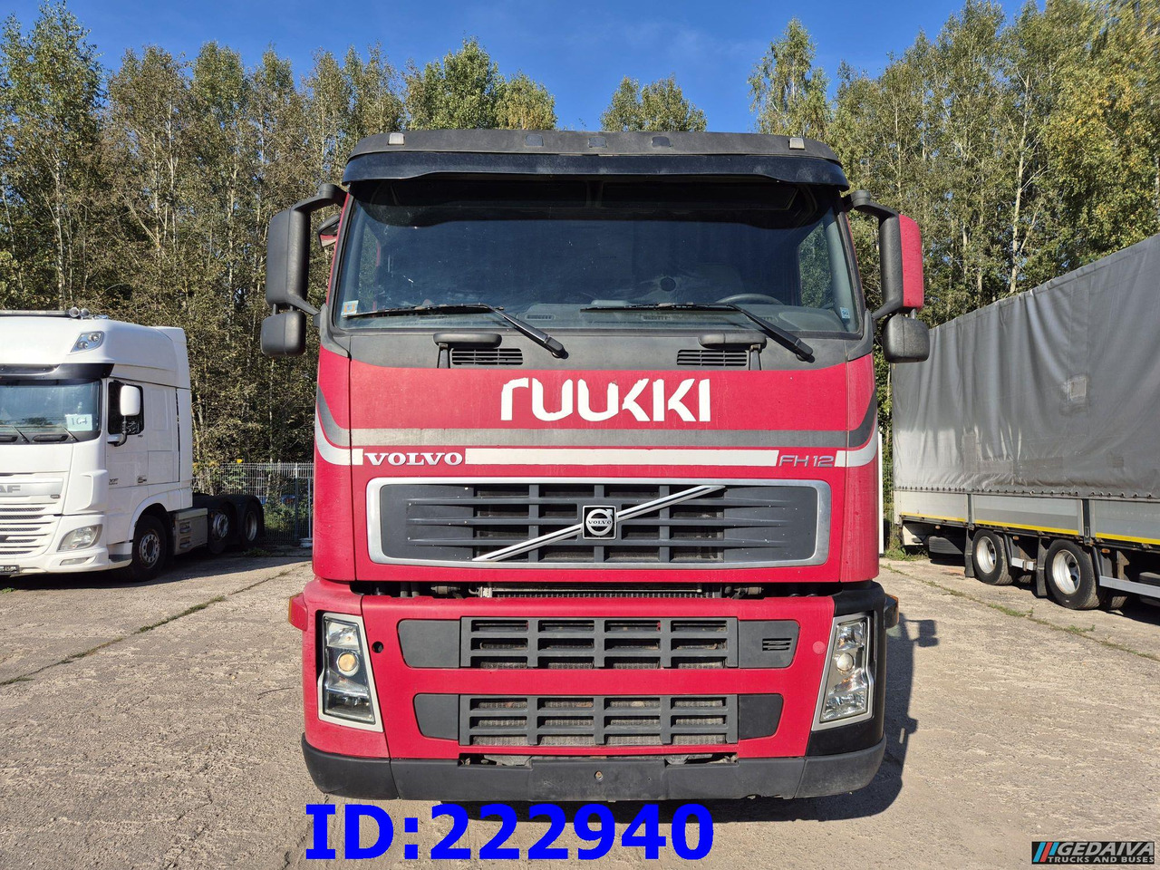 VOLVO FH12 420HP + Crane Palfinger PK9501 - Sal/ Açık kasa kamyon: fotoğraf 2 VOLVO FH12 420HP + Crane Palfinger PK9501 - Sal/ Açık kasa kamyon: fotoğraf 2