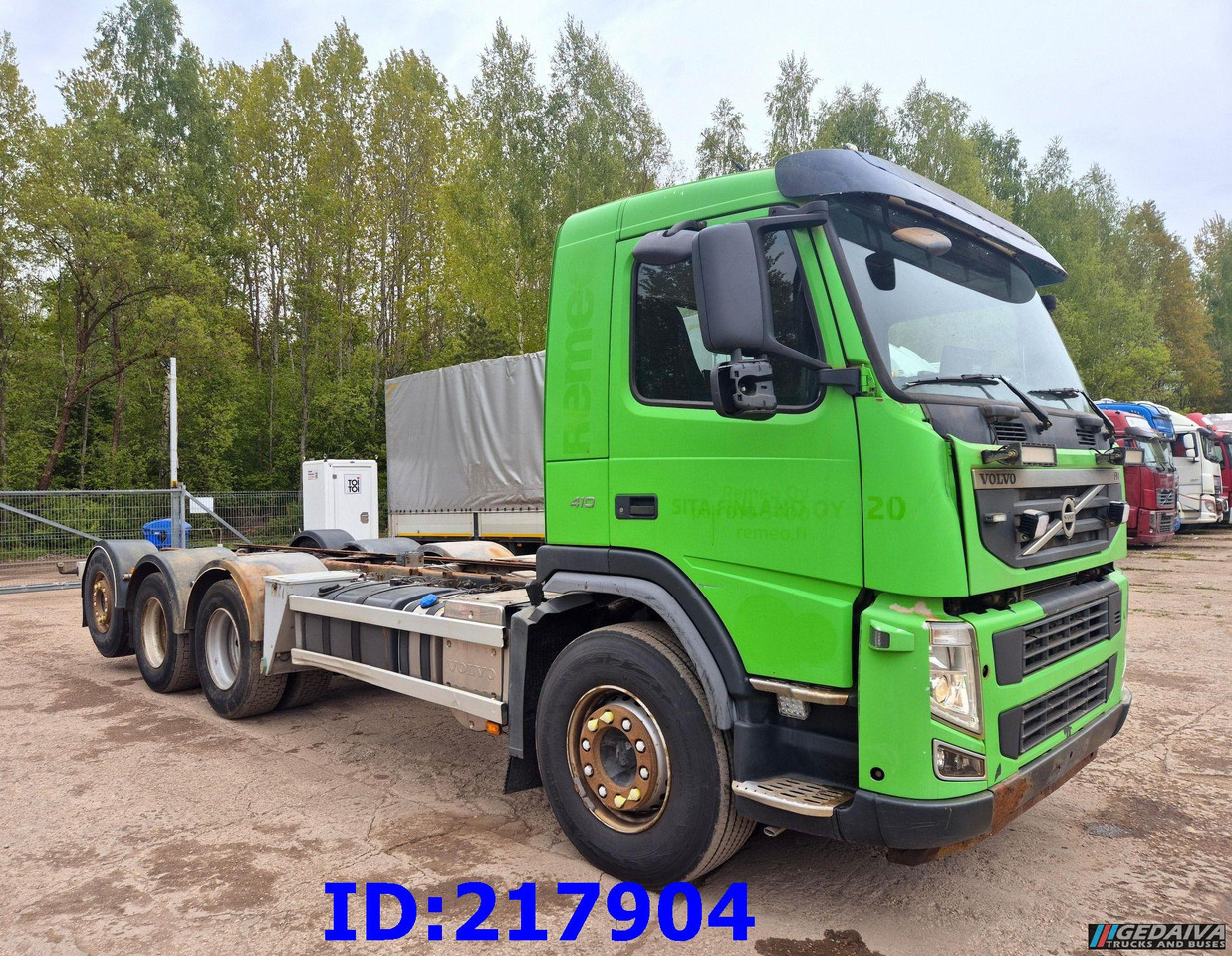 VOLVO FM 410HP 8x4 (Steering axle) - Şasi kamyon: fotoğraf 4 VOLVO FM 410HP 8x4 (Steering axle) - Şasi kamyon: fotoğraf 4