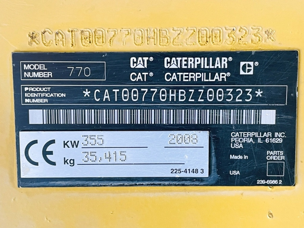 Caterpillar 770 (4038) - Rijit kamyonu: fotoğraf 3 Caterpillar 770 (4038) - Rijit kamyonu: fotoğraf 3