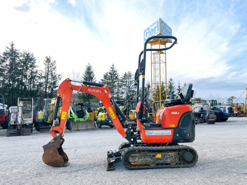 Kubota K008-3 (3727) - Mini ekskavatör: fotoğraf 1 Kubota K008-3 (3727) - Mini ekskavatör: fotoğraf 1