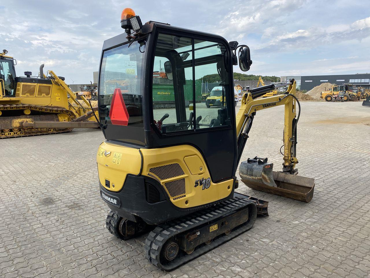 Yanmar SV18 - Mini ekskavatör: fotoğraf 4 Yanmar SV18 - Mini ekskavatör: fotoğraf 4