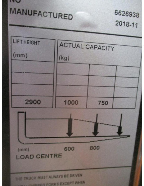 Istif makinası Toyota SWE 100: fotoğraf 11