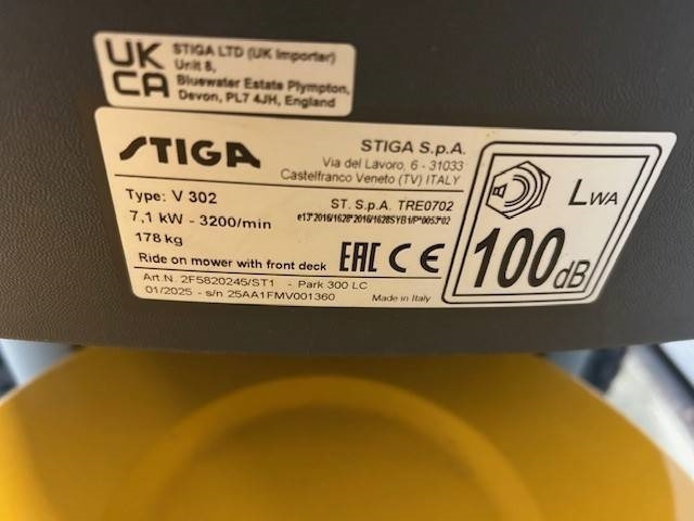 Stiga Park 300 lc Frontmaaier - Çim biçme makinesi: fotoğraf 4 Stiga Park 300 lc Frontmaaier - Çim biçme makinesi: fotoğraf 4